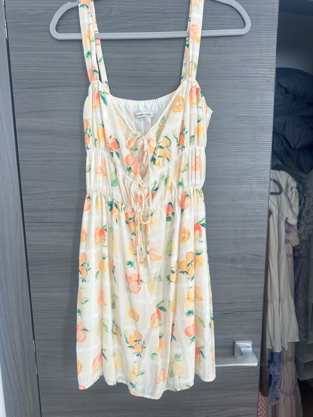 Abercrombie & Fitch tie front mini dress - Picture 3 of 3